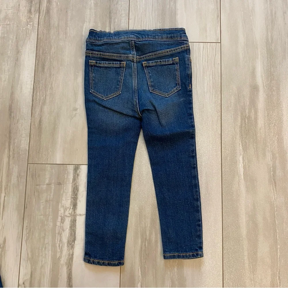 Bundle of 3T Stretch Denim Jeans with Adjustable Waist, Old Navy and Cat & Jack